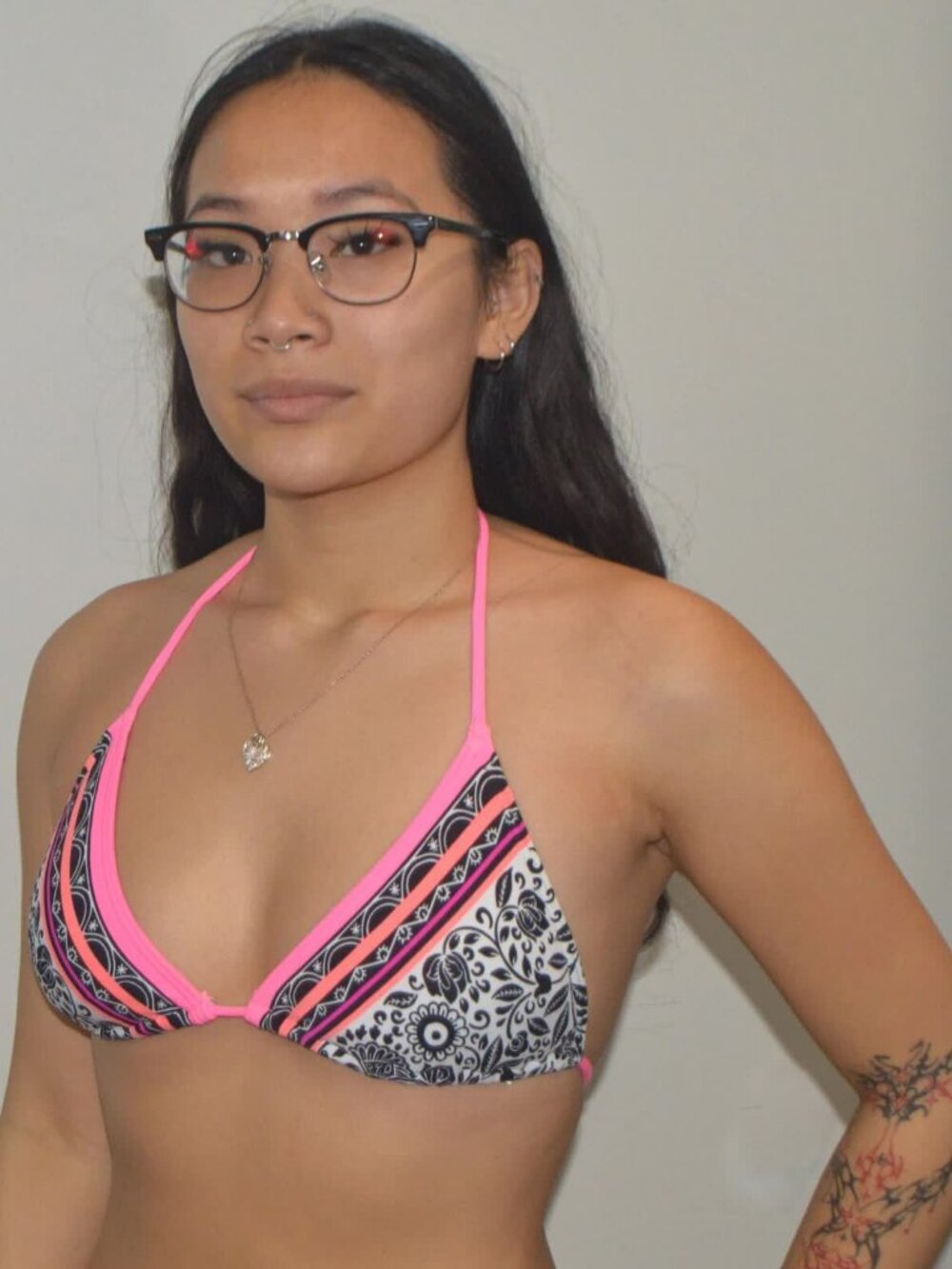Coco Rave Triangle String Bikini Top size XS 30/32C Cup